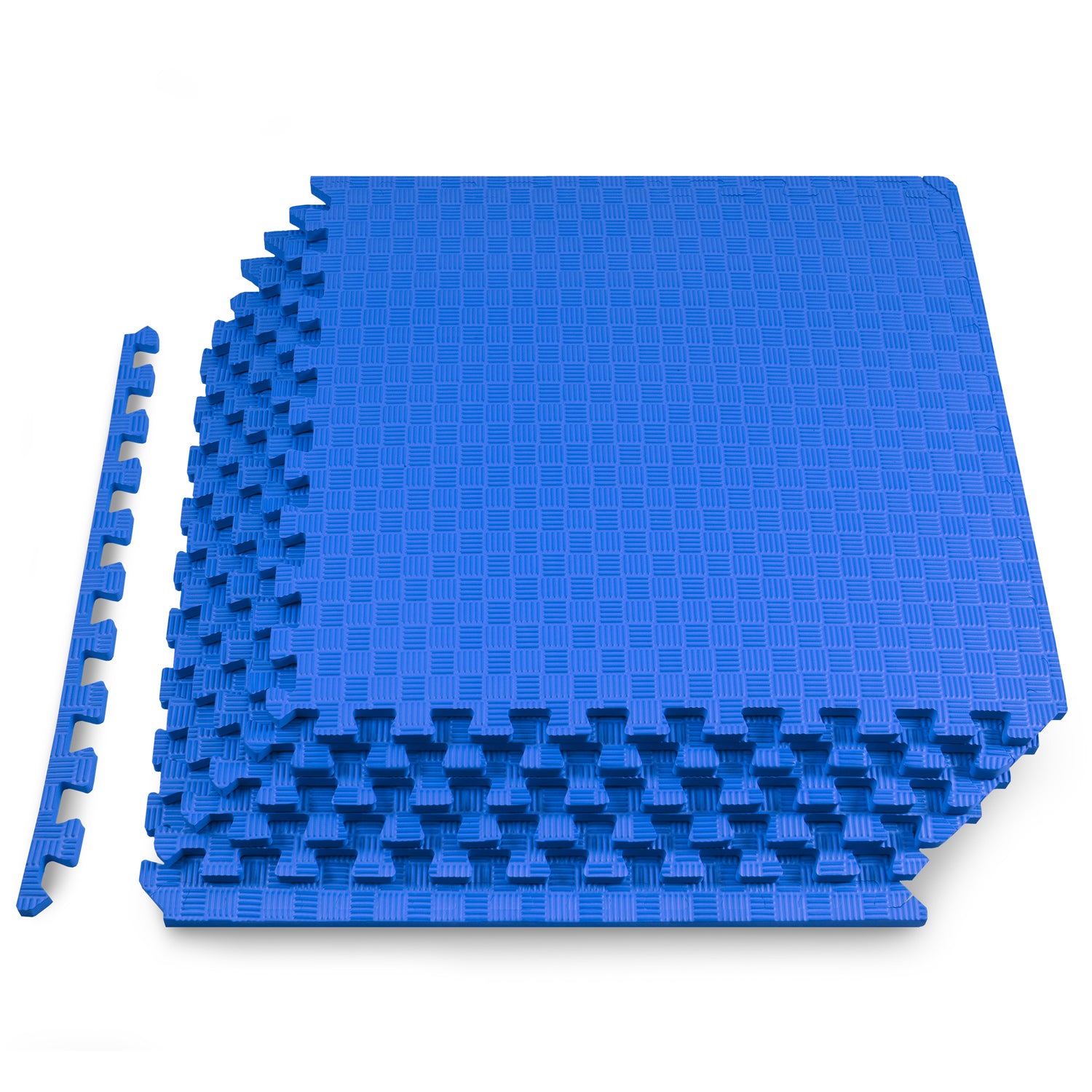 Checkered Exercise Puzzle Mat 1 2 in 24 Sq Ft ProsourceFit