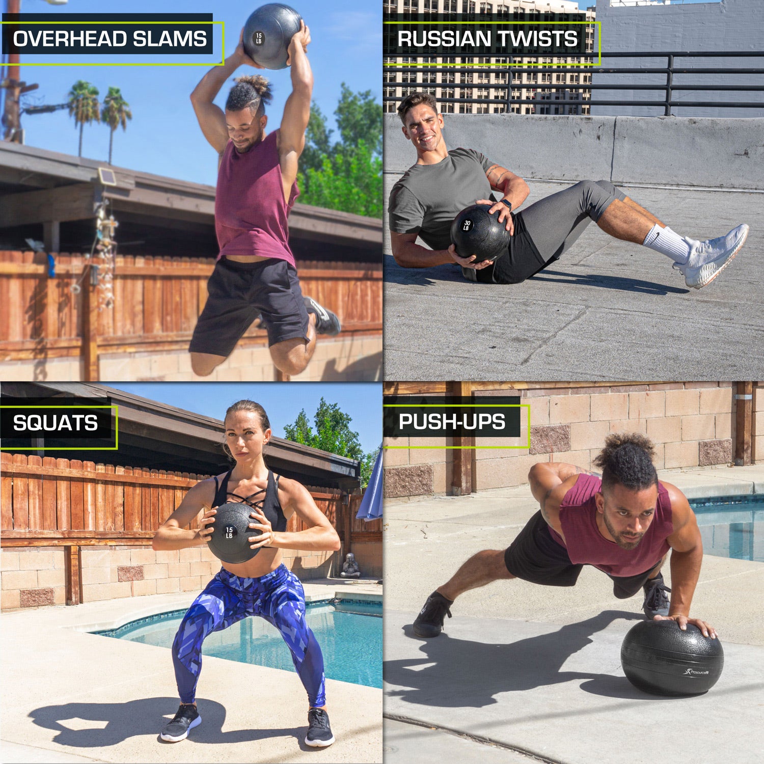 15 lb medicine ball workout sale