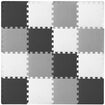 16 Tiles - Black/Grey/White