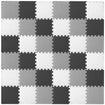 36 Tiles - Black/Grey/White