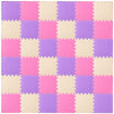 36 Tiles - Pink/Purple/Beige