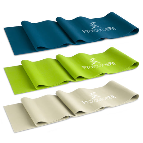 Latex-Free Flat Resistance Band 3 Pack