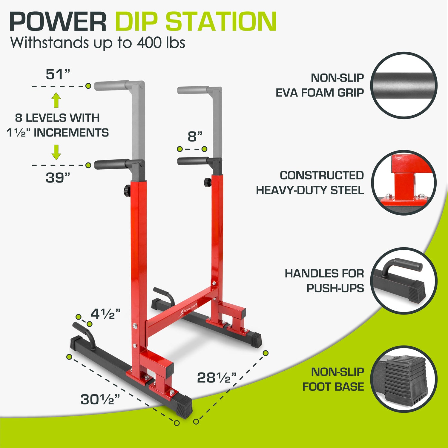 Prosourcefit dip stand sale