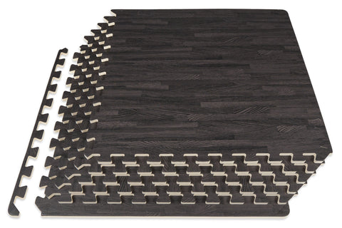 FitRx Pro Mat Exercise Mat, 12-Pack Puzzle Mat Foam Floor Tiles