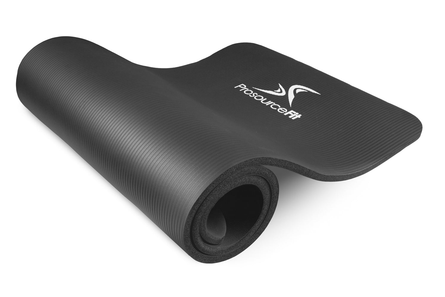 Extra Thick Yoga and Pilates Mat 1/2 inch Black - ProsourceFit